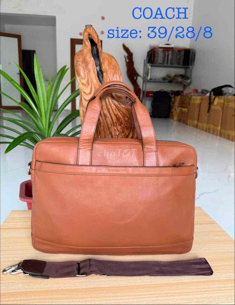 Cặp da Coach nâu chính hãng. Mua bán Túi xách tại Quận Ninh Kiều Cần Thơ được đăng bởi Khang Linh hình 1