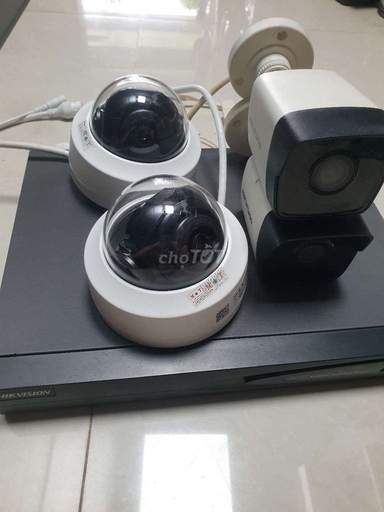Bộ 4 camera IP Hikvision. Mua bán Máy ảnh, Máy quay tại Thành phố Thủ Đức Tp Hồ Chí Minh được đăng bởi Duy hình 1