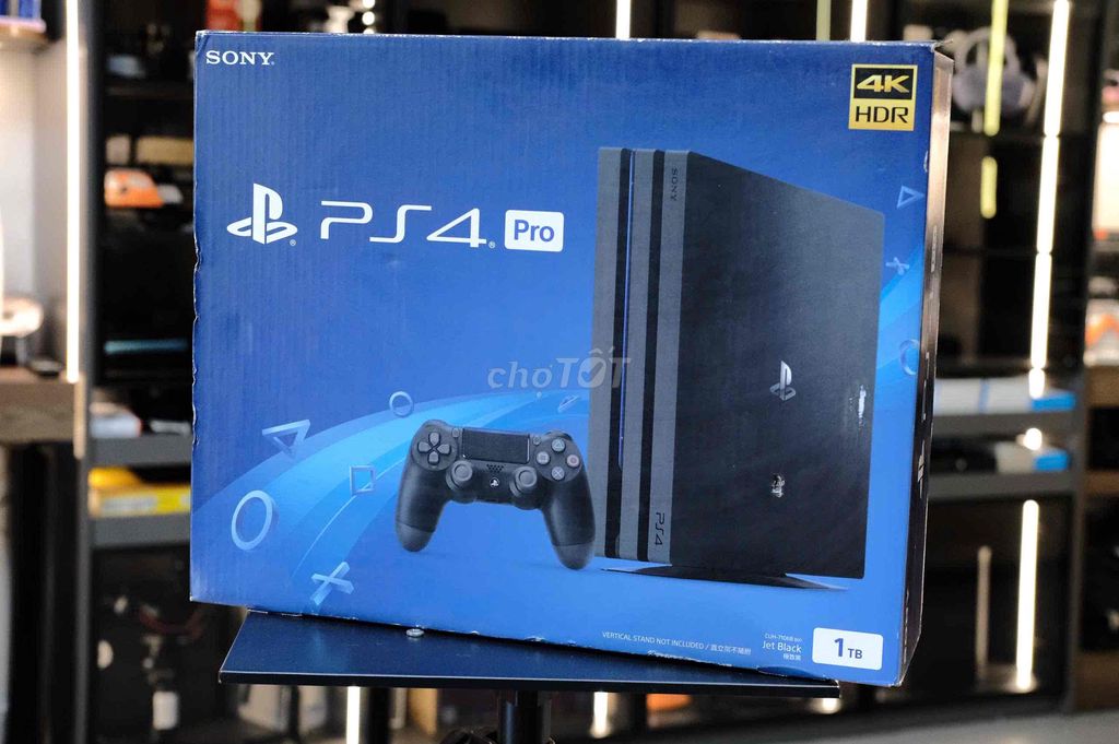 Sony PS4 Pro 1TB Đen Zin nguyên bản Fullbox. Mua bán Thiết bị chơi game tại Quận Bình Thạnh Tp Hồ Chí Minh được đăng bởi Vân Anh 2Tech House hình 1