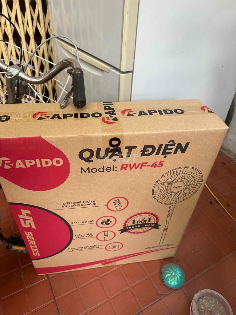 Quạt điện Rapido RWF-45 220V. Mua bán Quạt tại Quận Hải An Hải Phòng được đăng bởi Bống Phạm hình 1