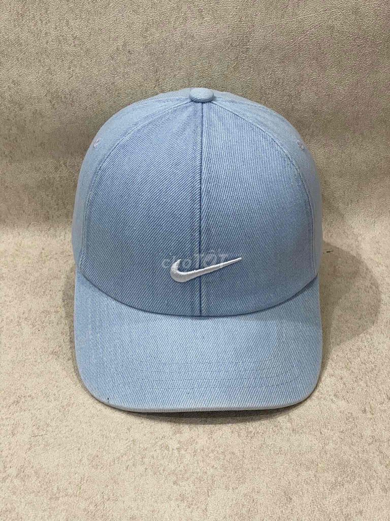 NÓN KẾT JEANS NIKE LOGO THÊU NỔI CHỈ TRẮNG