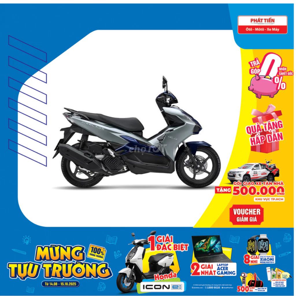 Xe máy Honda Air Blade 125 bản Cao Cấp 2025. Mua bán Xe máy tại Quận 4 Tp Hồ Chí Minh được đăng bởi Head Phát Tiến hình 5