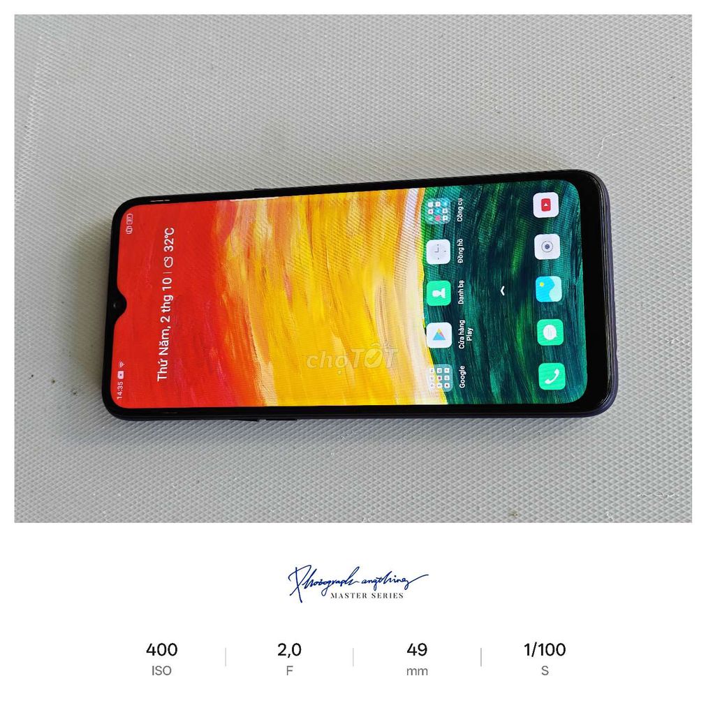 Muốn bán máy realme 5 cũ vẫn còn rất ngon. Mua bán Điện thoại tại Thành phố Huế Thừa Thiên Huế được đăng bởi Hà Văn Bảo Việt  hình 1