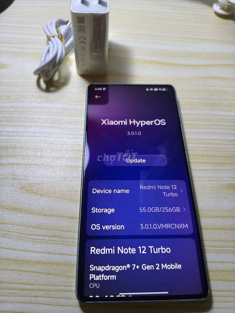 Xiaomi Redmi Note 12 Turbo 256GB Trắng. Mua bán Điện thoại tại Quận Cẩm Lệ Đà Nẵng được đăng bởi Điện thoại chơi gêm hình 1