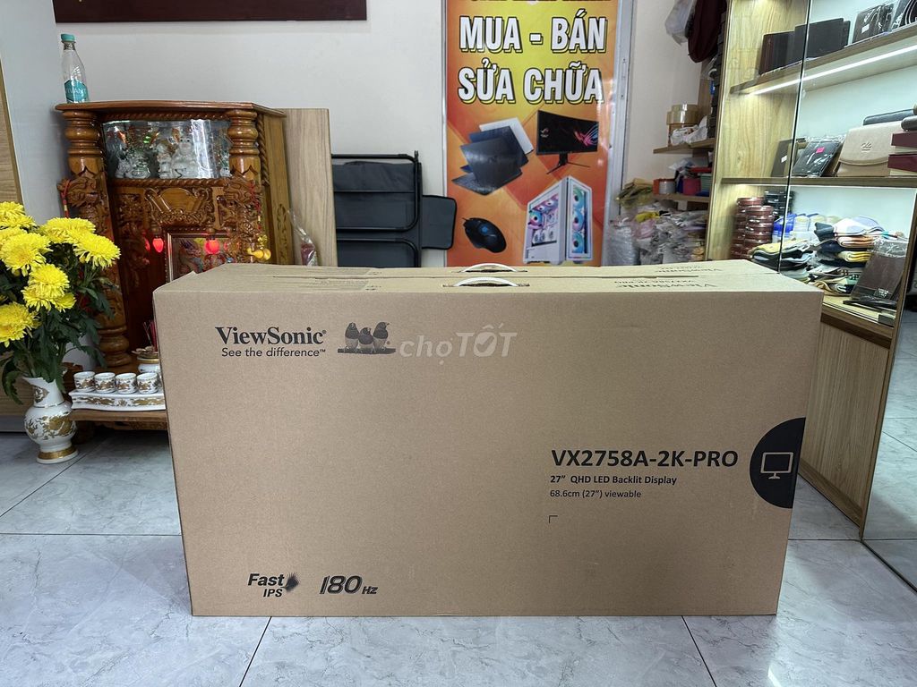 Màn 2k 180hz ViewSonic VX2758A-2K-PRO-4 New. Mua bán Phụ kiện (Màn hình, Chuột...) tại Quận Bình Thạnh Tp Hồ Chí Minh được đăng bởi TOÀN MÀN HÌNH hình 1