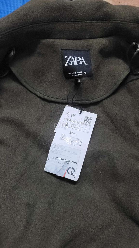 Áo khoác Zara còn nguyên Tag và giá mới