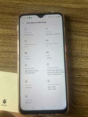 Oppo F9 Plus. Mua bán Điện thoại tại Quận 12 Tp Hồ Chí Minh được đăng bởi nguyễn văn quân
