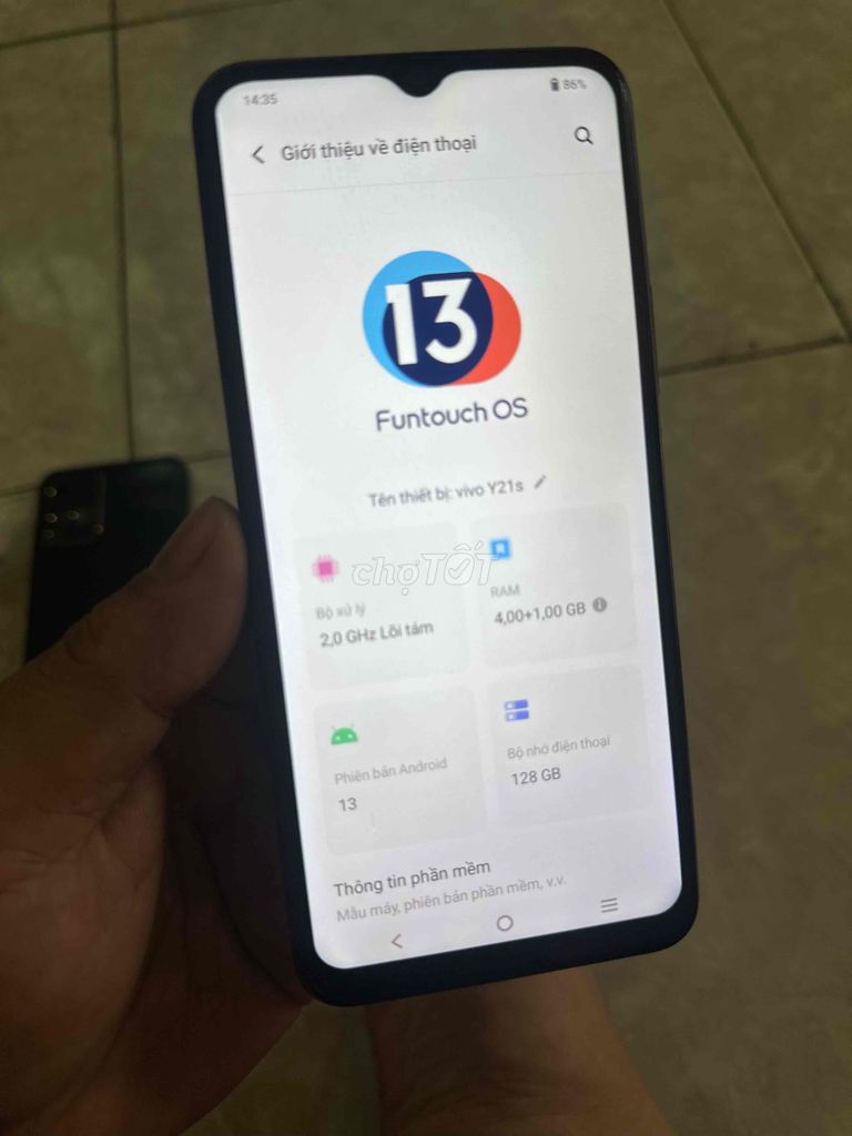Vivo Y21s 4GB/128GB Android 13. Mua bán Điện thoại tại Thành phố Đồng Xoài Bình Phước được đăng bởi cuongle store hình 1