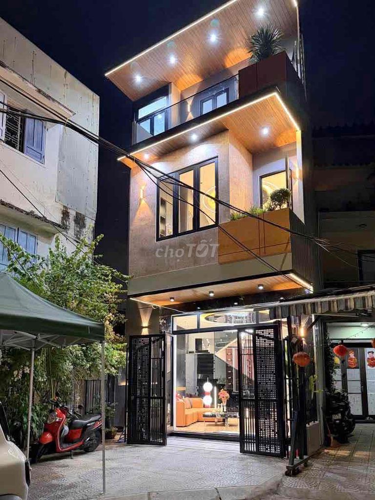 🔥NHÀ 3 TẦNG MỚI MẶT TIỀN CHÂU THƯỢNG VÂN FULLNT