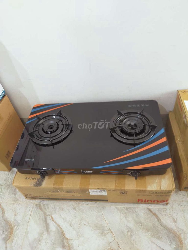 Bếp ga Rinnai RV-715Slim(GL-SC) Đen. Mua bán Bếp, lò, đồ điện nhà bếp tại Quận Cẩm Lệ Đà Nẵng được đăng bởi Bùi Văn Thái  hình 1