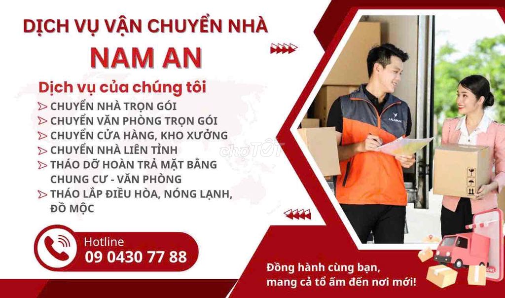 nhận chuyển nhà trọn gói giá sinh viên. Dịch vụ chuyển nhà tại Quận Bình Thạnh Tp Hồ Chí Minh được đăng bởi Vận chuyển Nam An hình 1