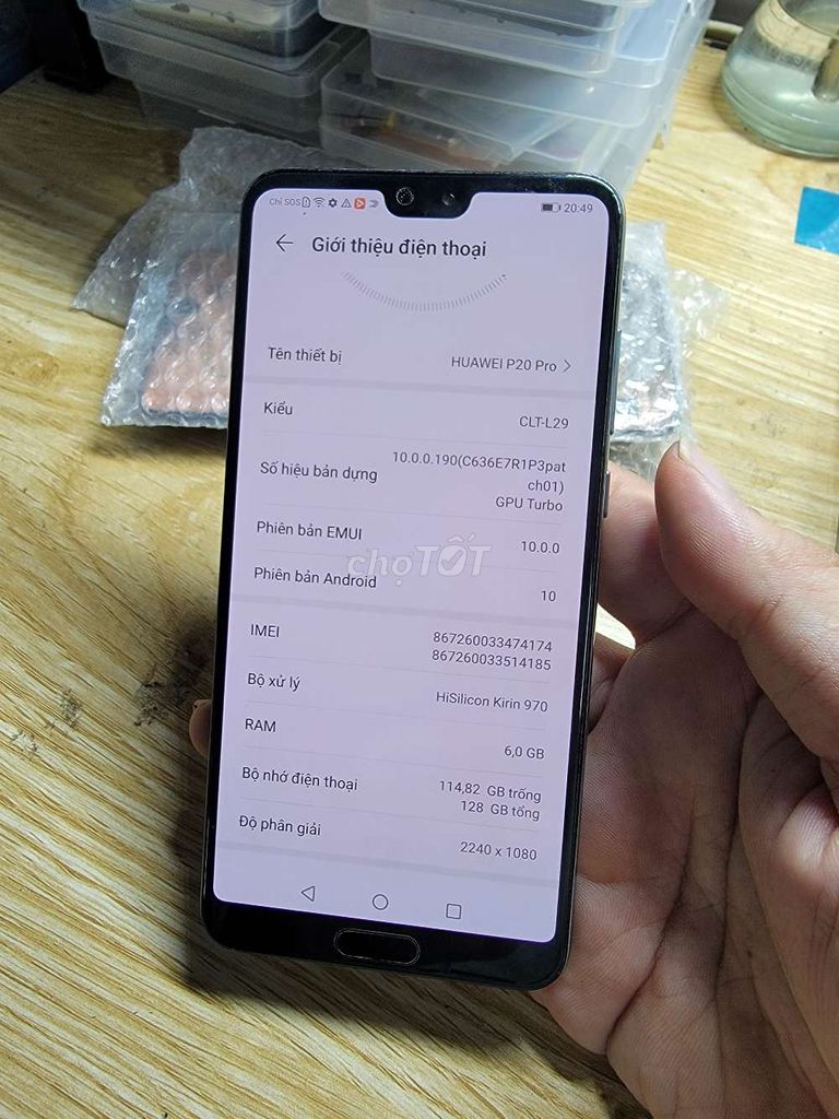 Huawei P20 Pro 128GB. Mua bán Điện thoại tại Quận 11 Tp Hồ Chí Minh được đăng bởi Hiếu hình 1