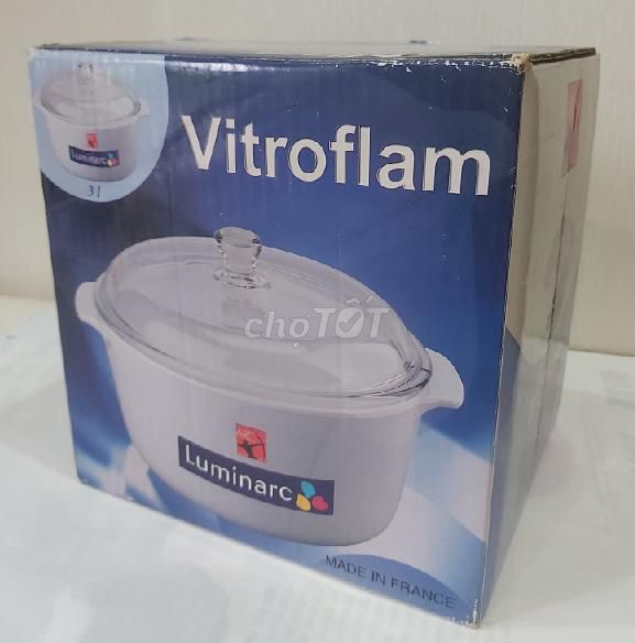 Nồi sứ LUMINARC 3 lít hàng Pháp nhập khẩu Mới. Mua bán Dụng cụ nhà bếp tại Quận Hai Bà Trưng Hà Nội được đăng bởi Mi Chu hình 1