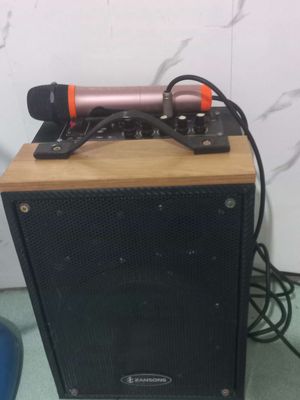 Loa kéo Zansong Đen, Nâu kèm micro dây - 134723067