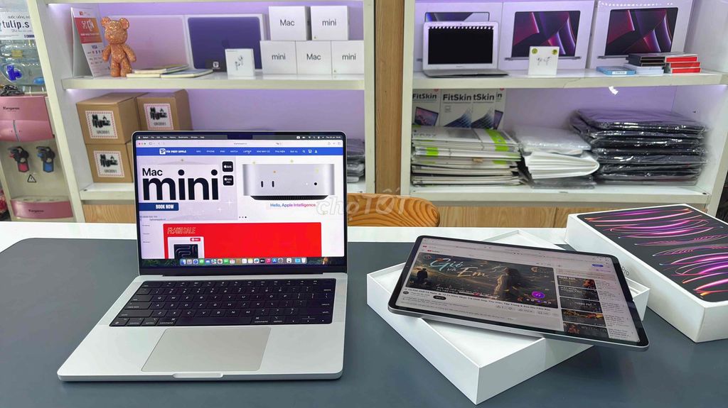 MacBook Pro 14inch:M1 Pro/16GB/512GB Phím US. Mua bán Laptop tại Quận Thanh Khê Đà Nẵng được đăng bởi Tín Phát Apple hình 1