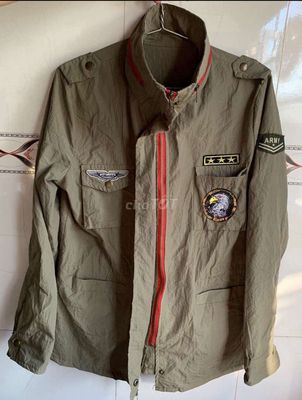 Áo khoác jacket Army lính nhà binh. K.BEE,.Size S