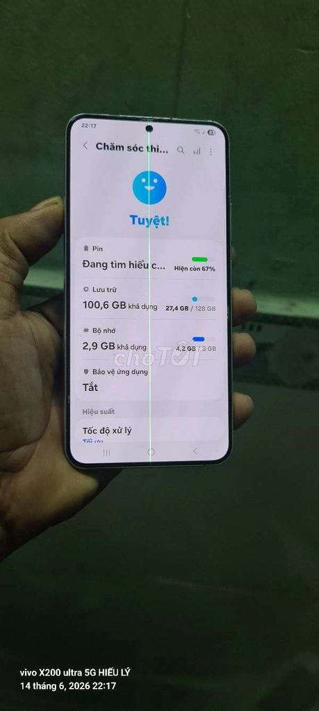 Samsung Galaxy S22+ 128GB Trắng. Mua bán Điện thoại tại Quận 12 Tp Hồ Chí Minh được đăng bởi Lý Thanh hieu hình 1