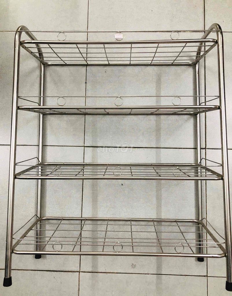Thanh lý siêu rẻ Kệ giày dép Inox 4 tầng mới 100%. Mua bán Nội thất, đồ gia dụng khác tại Thị xã Bến Cát Bình Dương được đăng bởi Phương Nguyễn hình 1
