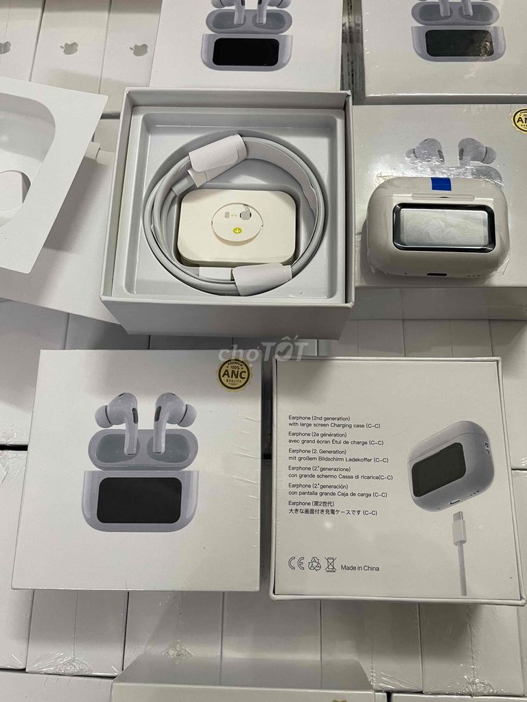 Tai Airpod Pro 2 màn hình cảm ứng. Chip ANC