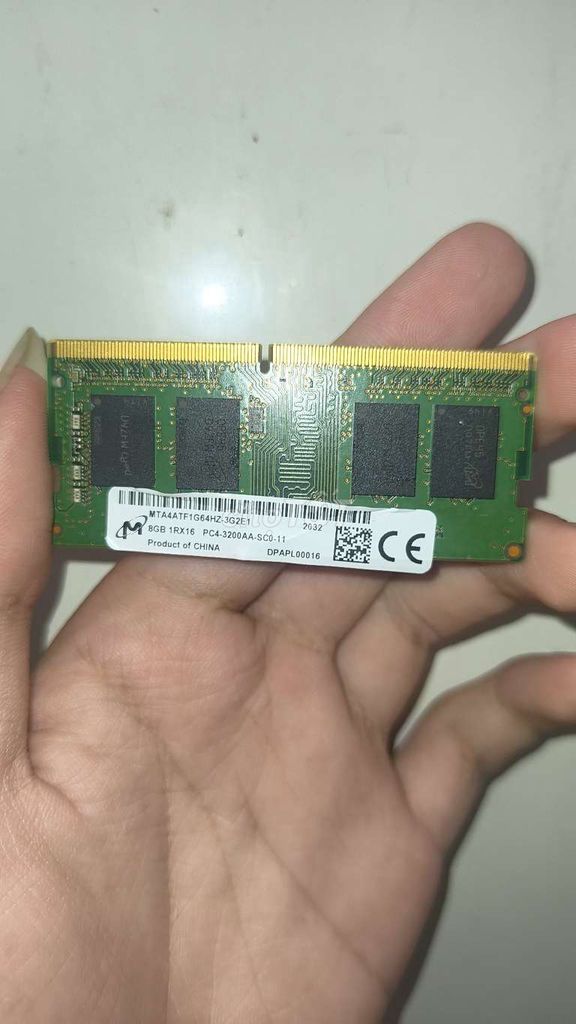 RAM laptop 8GB Đã sử dụng. Mua bán Linh kiện (RAM, Card...) tại Huyện An Lão Hải Phòng được đăng bởi Hau Nguyen hình 1