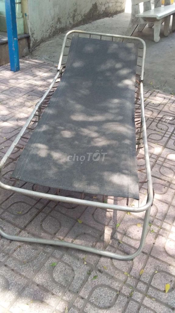Giường xếp nhôm xưa. Mua bán Giường, chăn ga gối nệm tại Quận 12 Tp Hồ Chí Minh được đăng bởi Bé  hình 1
