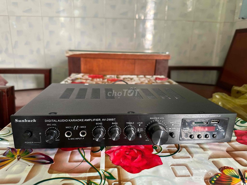 Ampli Sunbuck AV-298BT Đen Mới 100%. Mua bán Tivi, Âm thanh tại Quận Bình Thạnh Tp Hồ Chí Minh được đăng bởi Nguyễn Thiên Lộc hình 1