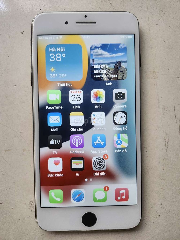 iPhone 7 Plus 128GB Trắng. Mua bán Điện thoại tại Huyện Bình Chánh Tp Hồ Chí Minh được đăng bởi Lê bá đạt hình 1
