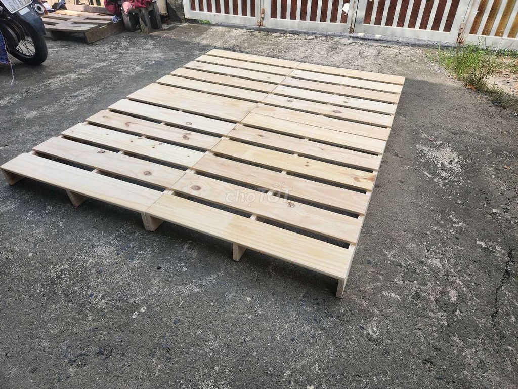 GIƯỜNG PALLET ĐƠN + NỆM CSN. Mua bán Giường, chăn ga gối nệm tại Quận 12 Tp Hồ Chí Minh được đăng bởi minh suong hình 1