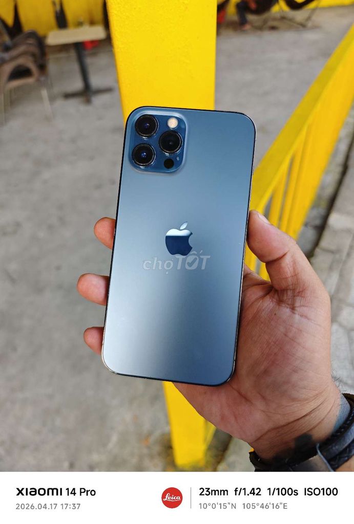 iPhone 12 Pro Max 128GB Xanh 98%. Mua bán Điện thoại tại Quận Cái Răng Cần Thơ được đăng bởi Ngân Long Trung hình 1