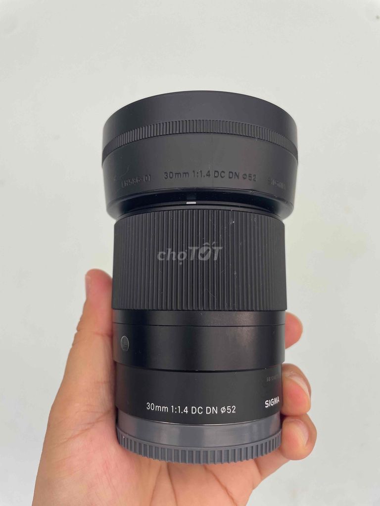 Ống kính Sigma 30mm f1.4 DC DN Sony Đen. Mua bán Máy ảnh, Máy quay tại Quận 3 Tp Hồ Chí Minh được đăng bởi huonglan Nguyễn  hình 1