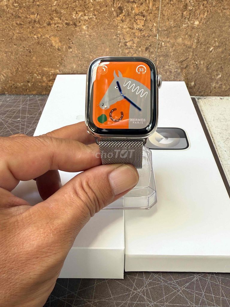 Apple Watch S4/44 Thép silver Hermes esim zin. Mua bán Thiết bị đeo thông minh tại Quận 11 Tp Hồ Chí Minh được đăng bởi Nguyễn Khương hình 1