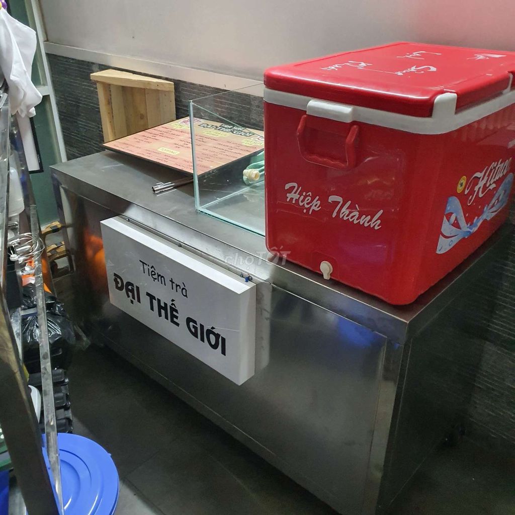 Bàn inox dày 302 có bánh xe. Mua bán Tủ, kệ gia đình tại Quận 6 Tp Hồ Chí Minh được đăng bởi Phan tan sang hình 1
