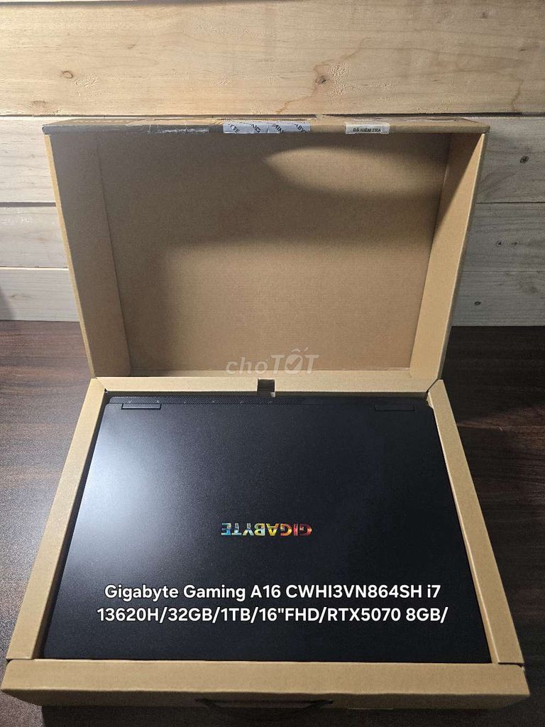 .0226 Gigabyte Gaming A16 i7-13620H/32G/1T RTX5070. Mua bán Laptop tại Quận Bình Tân Tp Hồ Chí Minh được đăng bởi T D Laptop hình 1