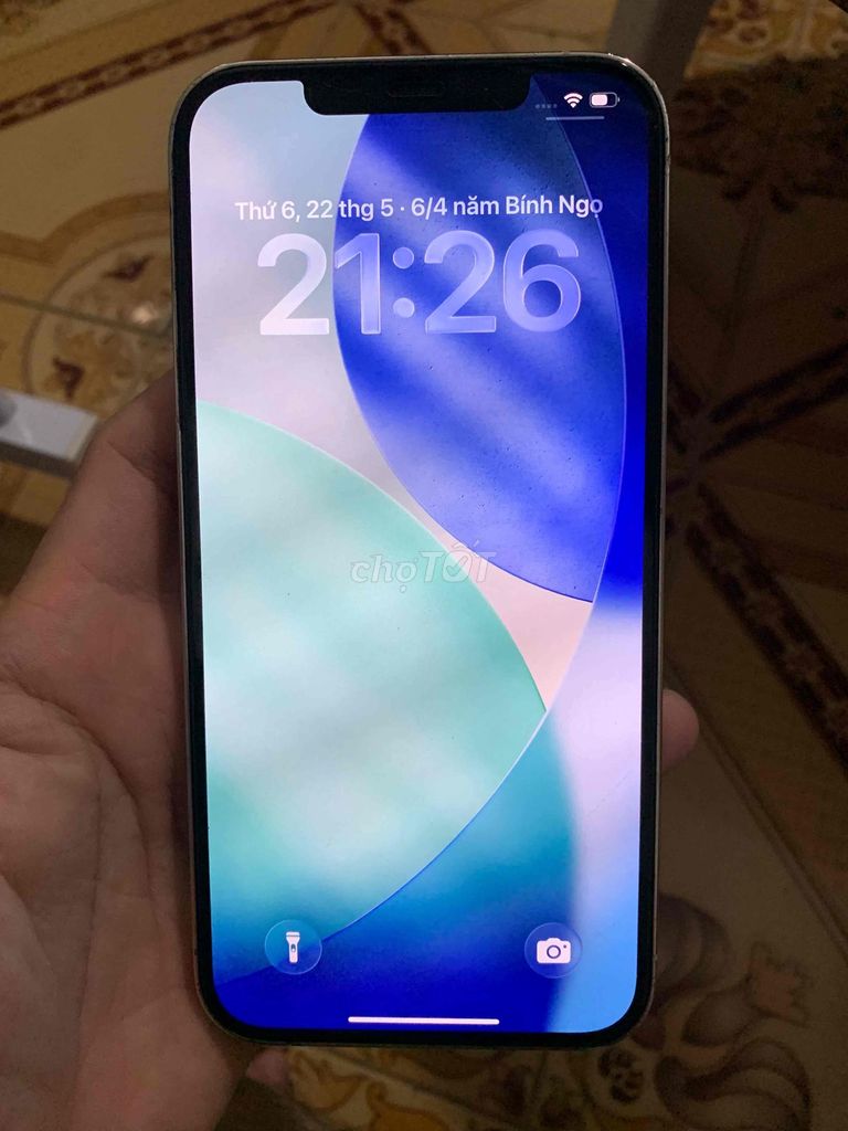 Apple iPhone 12 Pro Max 256GB Trắng Lock. Mua bán Điện thoại tại Thành phố Dĩ An Bình Dương được đăng bởi Quốc Thắng hình 1
