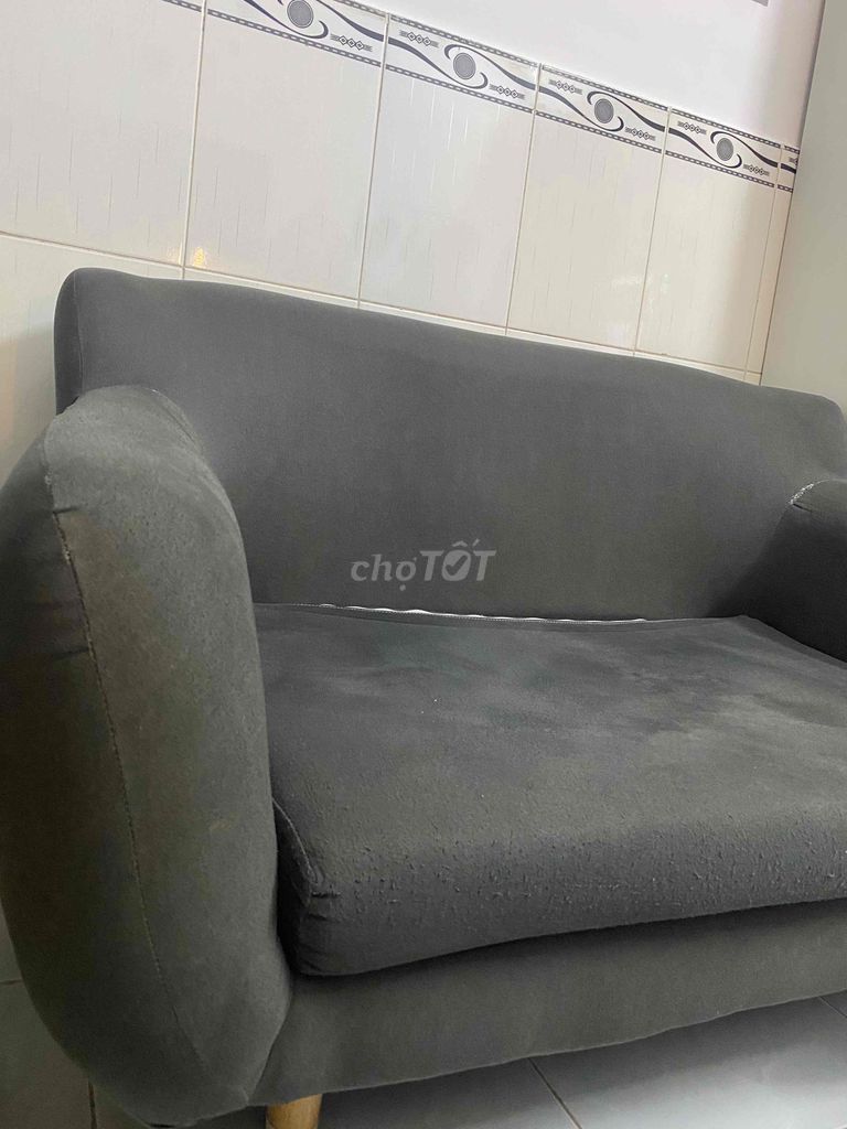 Thanh lý ghế sofa dài 1m2 màu xám