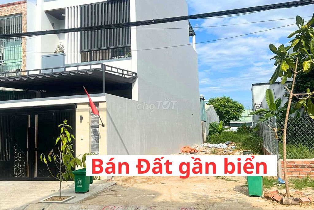 🔴🆘 Đất nền gần biển 🆘 giá rẻ mặt tiền đường Bàu Mạc 6 cách biển 300m