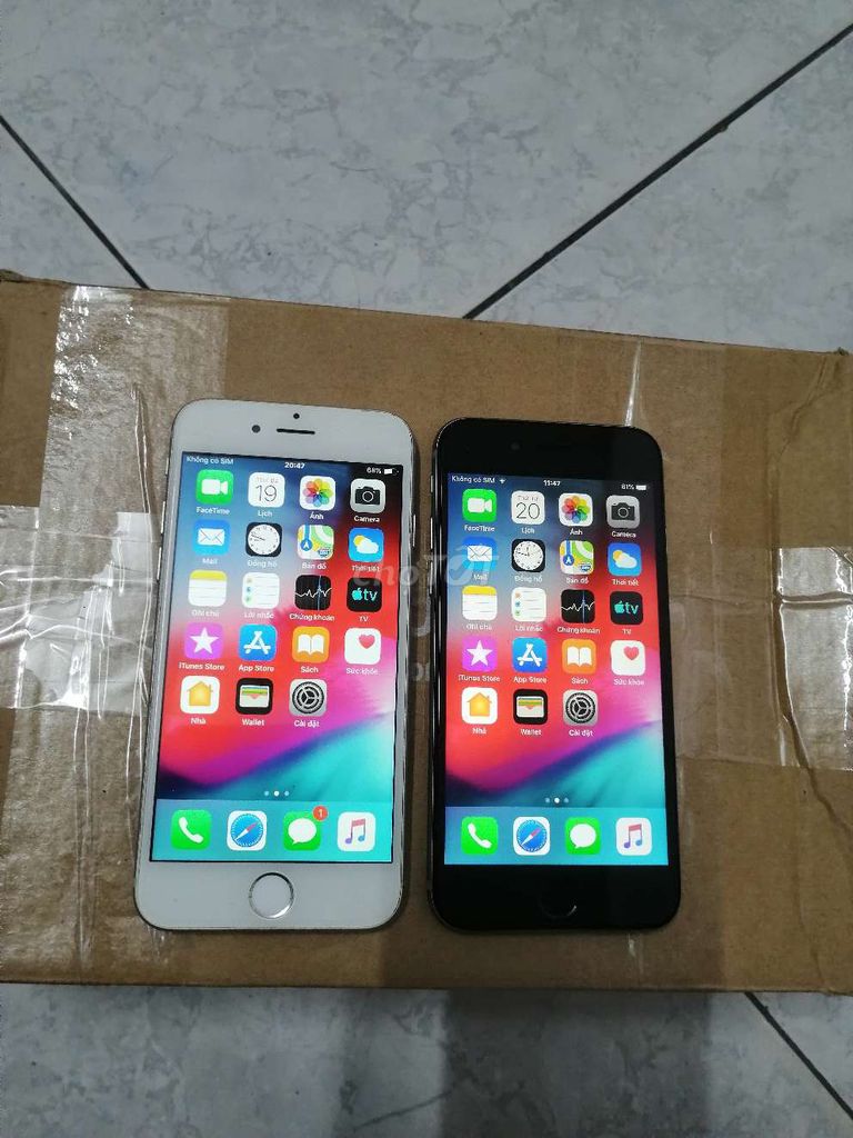 Iphone 6 ko vân,QT,ko TK gì,Pin new 100%,IOS 12.5