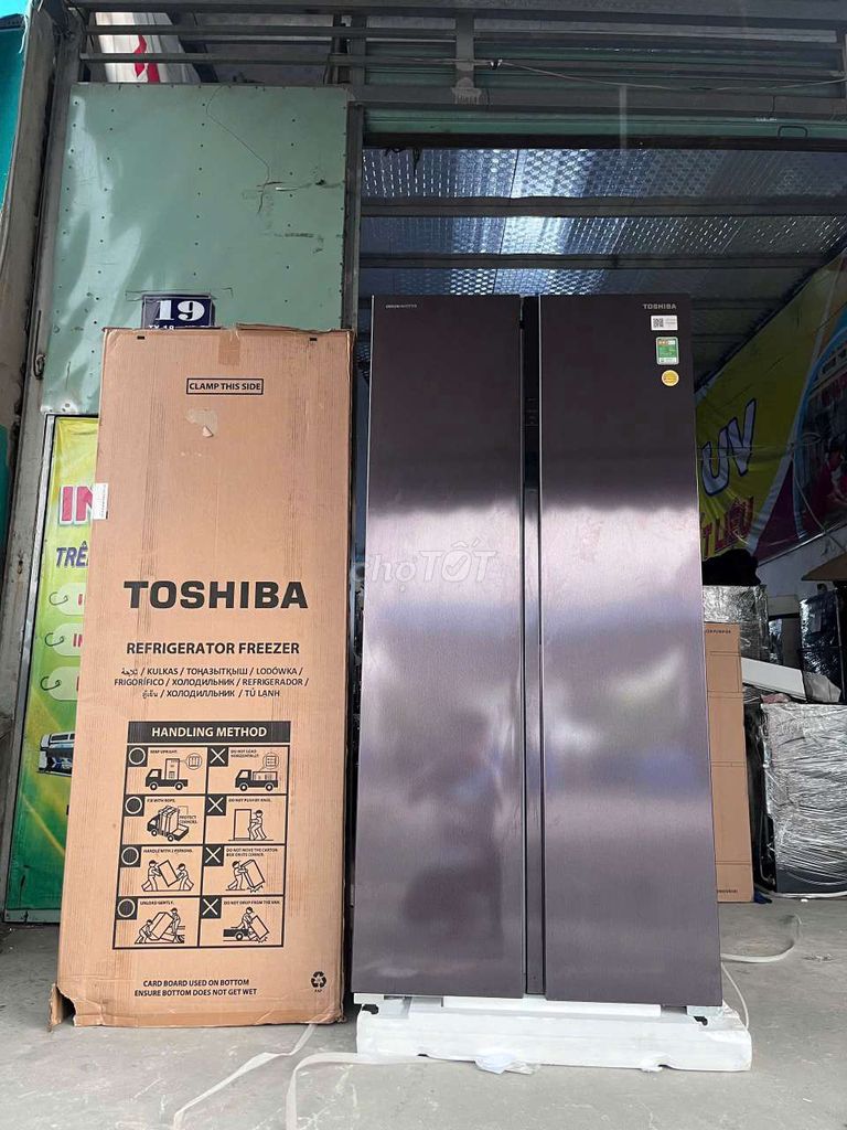 Tủ lạnh Toshiba GR-RS600WI-PMV(37)-SG Inverter. Mua bán Tủ lạnh tại Quận Bình Thạnh Tp Hồ Chí Minh được đăng bởi ĐIỆN MÁY KHO CHÍNH HÃNG hình 1