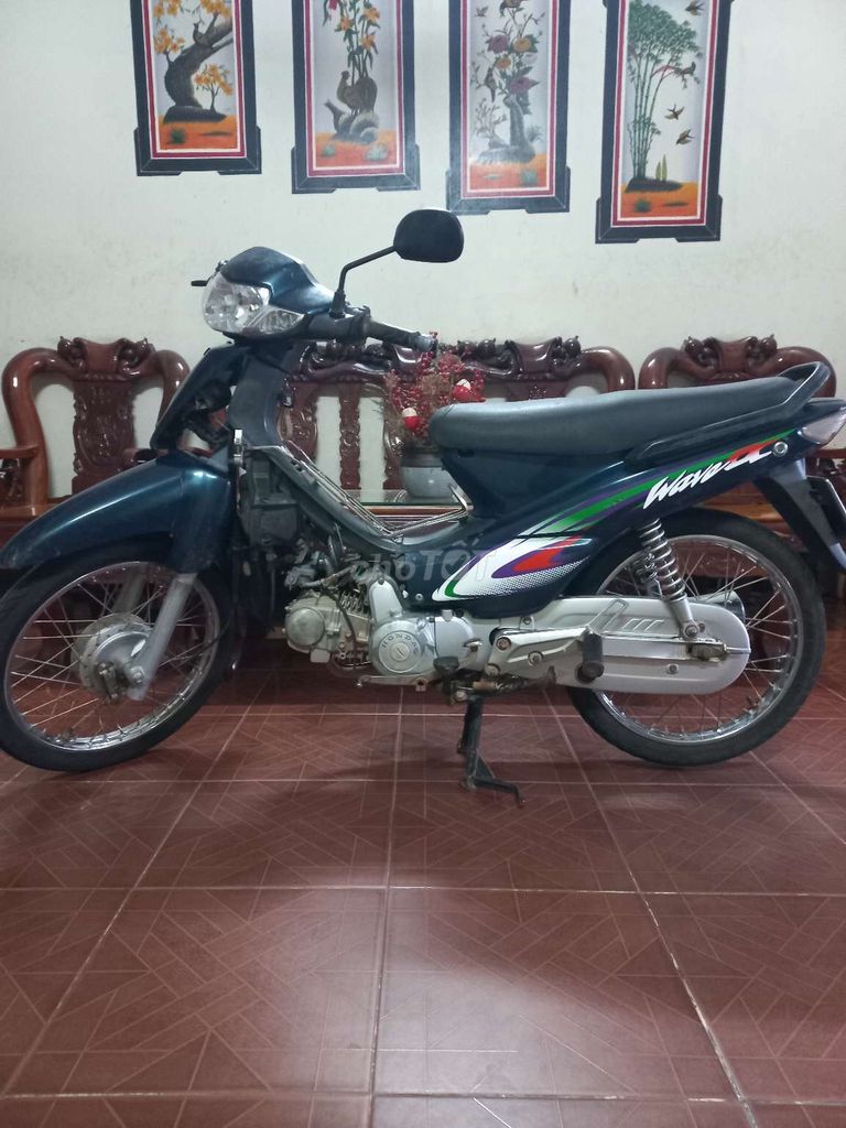 Honda Wave Alpha 2004 Xanh đen. Mua bán Xe máy tại Thành phố Thủ Dầu Một Bình Dương được đăng bởi Nam Huynh hình 3