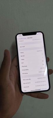 Apple iPhone X 256GB Bạc Đã thay pin kính lưng