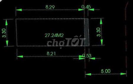 Bán nhà phường 6 Tân Bình, 30m2, 3 tầng, dtsd 86m, 3 phòng, đường 5m