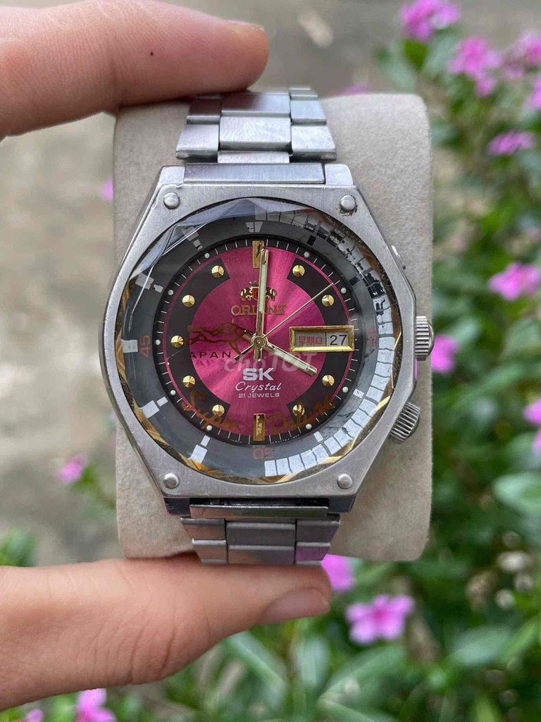 Đồng hồ Orient SK Crystal Nam Thép Hồng. Mua bán Đồng hồ tại Huyện Thanh Sơn Phú Thọ được đăng bởi Đinh Quốc An hình 1