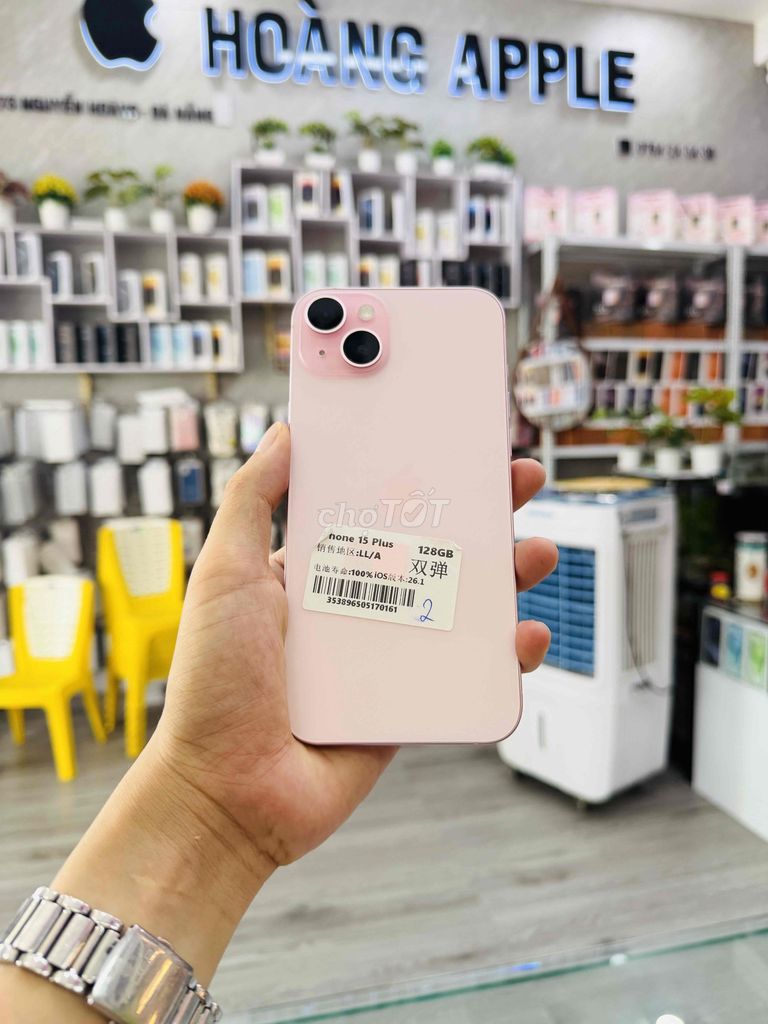 Apple iPhone 15 Plus 128GB Hồng đẹp keng. Mua bán Điện thoại tại Quận Hải Châu Đà Nẵng được đăng bởi Hoàng Táo 273 Nguyễn Hoàng Đà Nẵng hình 1