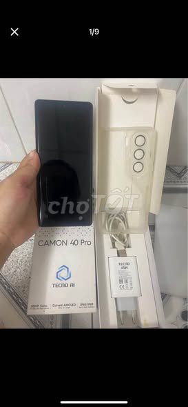 Tecno Camon 40 Pro 256GB Đen. Mua bán Điện thoại tại Quận 1 Tp Hồ Chí Minh được đăng bởi Hội Đồ Điện Tử hình 1