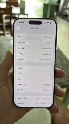 iPhone 16 Pro 128GB Xám