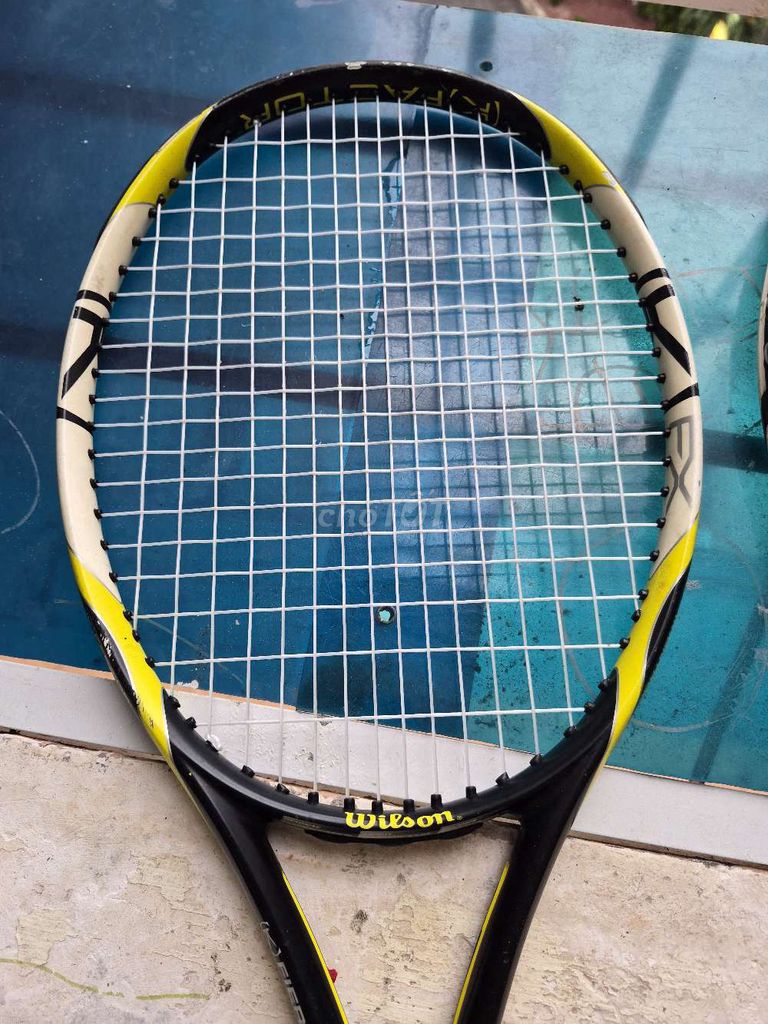 Vợt tennis Wilson Đen, vàng, trắng