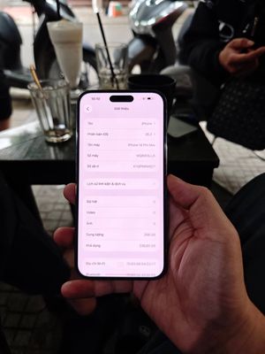 💋14 Pro Max Quốc Tế 256gb main zin màn zin ám mờ