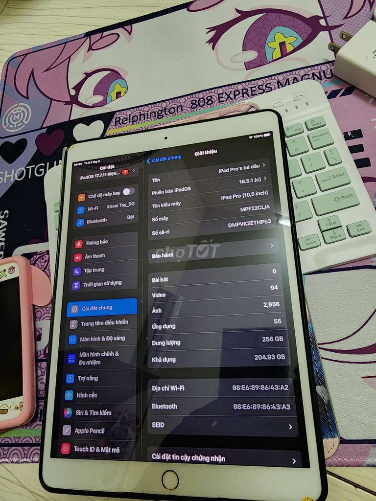 Apple iPad Pro 10.5 inch 256GB Vàng hồng. Mua bán Máy tính bảng tại Huyện Hóc Môn Tp Hồ Chí Minh được đăng bởi My Tra hình 1