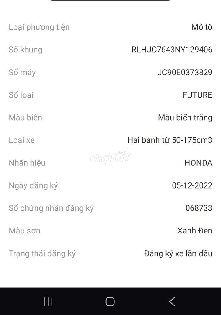 Cần Ra Đi E Nó ( Future Led 2022 ) 9 Chủ Zin 100%. Mua bán Xe máy tại Quận 7 Tp Hồ Chí Minh được đăng bởi Zinnguyen hình 8