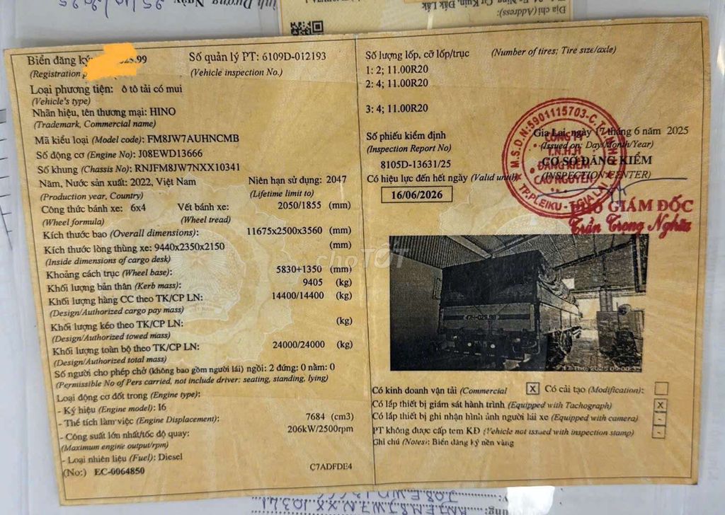Bán hino fm 2 cầu 2022 tải 14t4 thùng 9m5. Mua bán Xe tải, xe ben tại Huyện Bắc Tân Uyên Bình Dương được đăng bởi hồng thanh hình 6